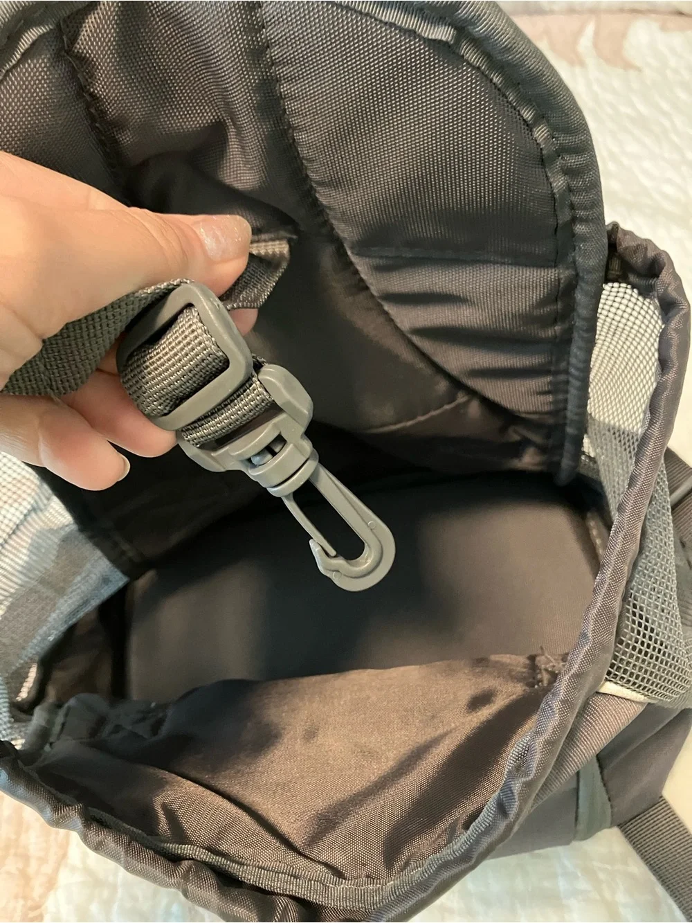 Outward Hound Gray Travel Pet Carrier / Dog Hiking Backpack